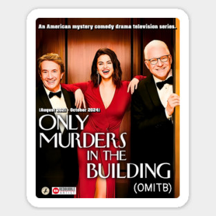 ONLY MURDERS IN THE BUILDING- RB Sticker