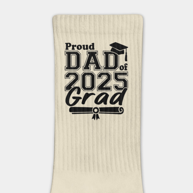 Proud Dad of 2025 Grad – Senior Graduation Gift for Father – Class of 2025 Matching Family by ArtistTee ⭐⭐⭐⭐⭐