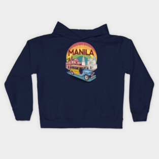 MANILA JEEPNEY Kids Hoodie