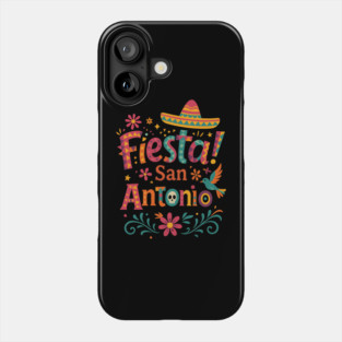 Fiesta-San-Antonio-Texas-Cinco-De-Mayo-Mexican-Party Phone Case