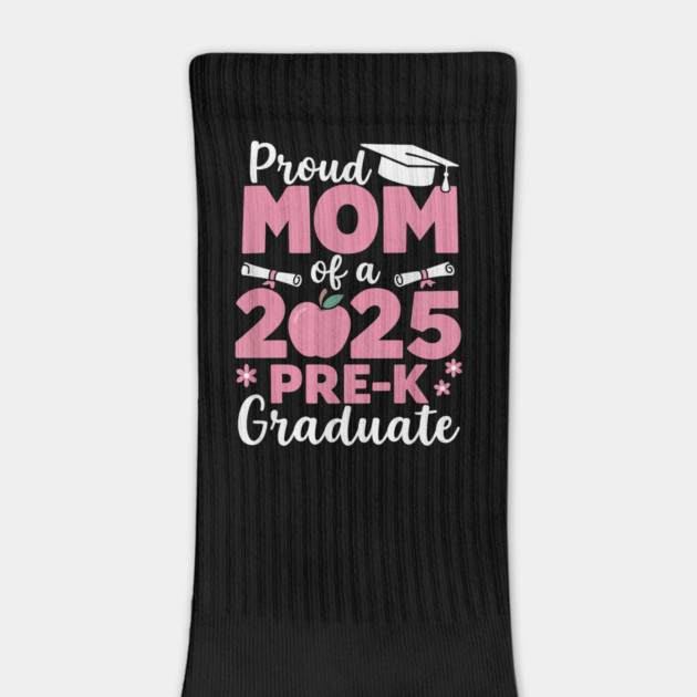 Proud Mom Of 2025 Pre-K Graduate Cute Graduation Mothers Day by ArtistTee ⭐⭐⭐⭐⭐