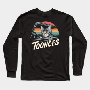 Toonces // retro vintage Long Sleeve T-Shirt