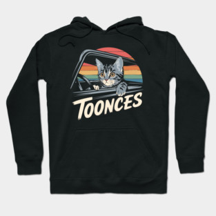 Toonces // retro vintage Hoodie