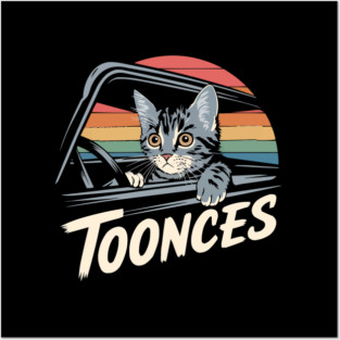 Toonces // retro vintage Posters and Art