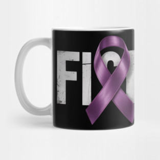 Pancreatic Cancer Fight Cancer Ribbon Mug