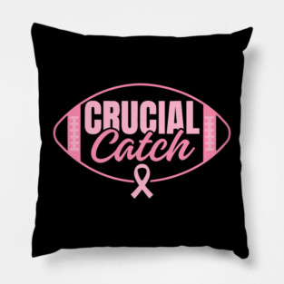 Crucial Catch Pink Pillow