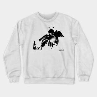 BANKSY Drunken Angel Crewneck Sweatshirt