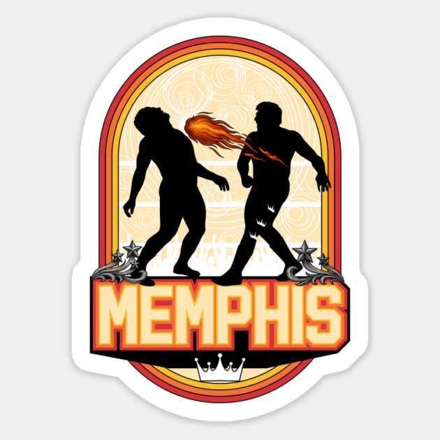 Memphis Fireball Magnet by rt-shirts