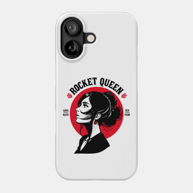 ROCKET QUEEN Phone Case by artslaves