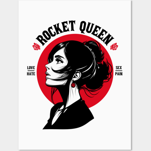 ROCKET QUEEN Wall Art by artslaves