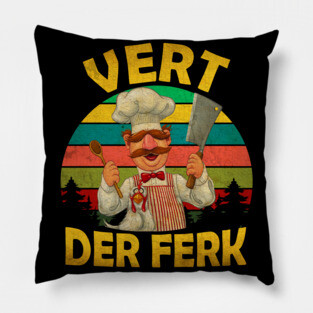 VERT DER FERK COOK VINTAGE Pillow