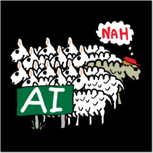 Anti AI Posters and Art