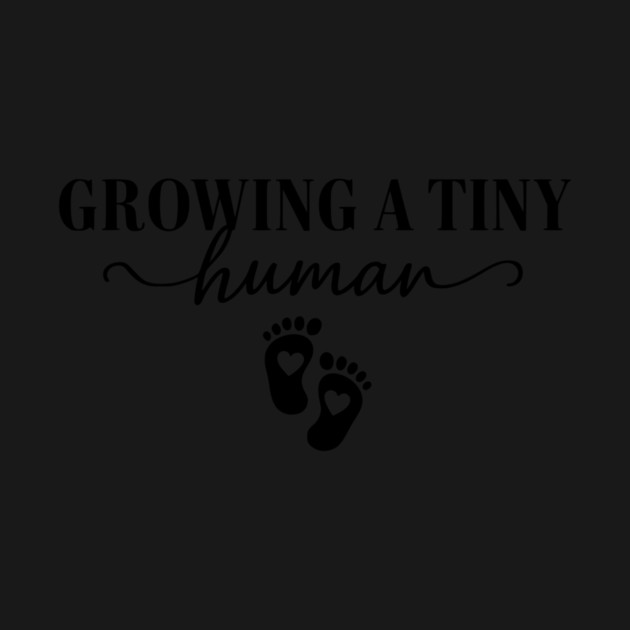 Growing A Tiny Human – Funny Pregnancy Mom Retro Mother’s Day Gift by ArtistTee ⭐⭐⭐⭐⭐