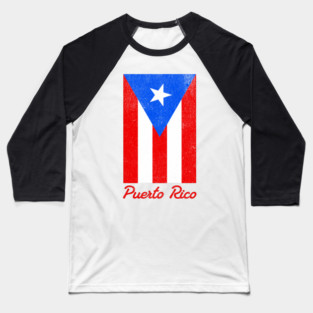 Puerto Rico Pride – Bold Puerto Rican Flag Baseball T-Shirt