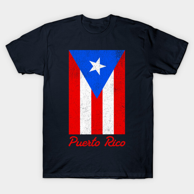 Puerto Rico Pride – Bold Puerto Rican Flag T-Shirt by DonWillisJrArt