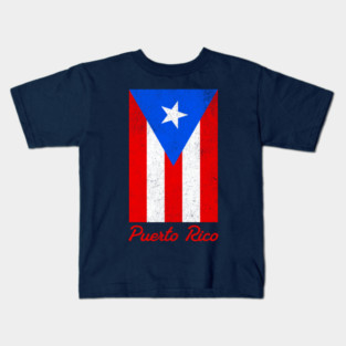 Puerto Rico Pride – Bold Puerto Rican Flag Kids T-Shirt