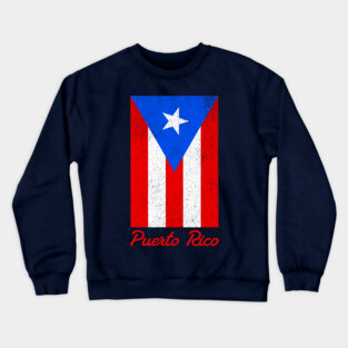 Puerto Rico Pride – Bold Puerto Rican Flag Crewneck Sweatshirt