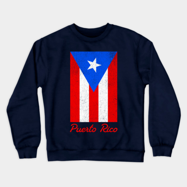 Puerto Rico Pride – Bold Puerto Rican Flag Crewneck Sweatshirt by DonWillisJrArt
