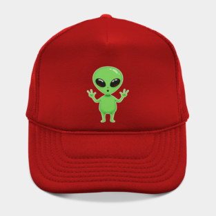 Alien Peace Tee - Greetings From Outer Weird Hat