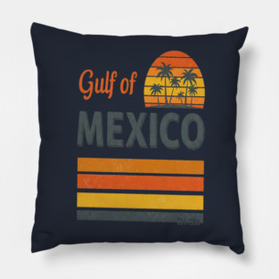 Gulf Mexico Tee - Salty Vibes & Sunny Sighs Pillow