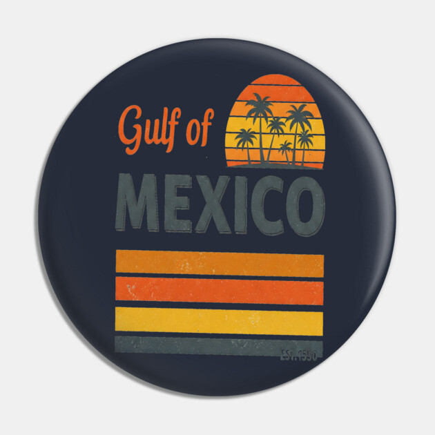 Gulf Mexico Tee - Salty Vibes & Sunny Sighs Pin by OUTFITPAW