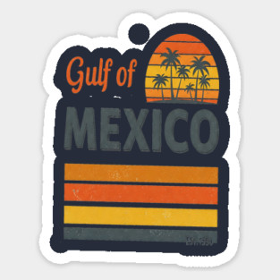 Gulf Mexico Tee - Salty Vibes & Sunny Sighs Magnet