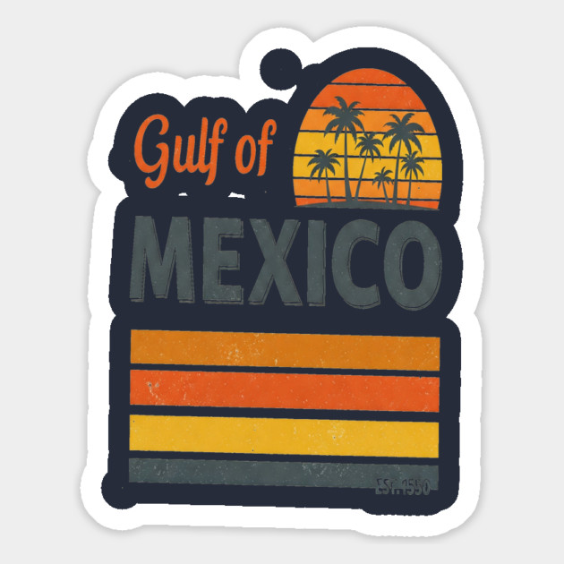 Gulf Mexico Tee - Salty Vibes & Sunny Sighs Magnet by OUTFITPAW