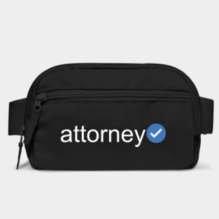 Verified Attorney (White Text) Bag