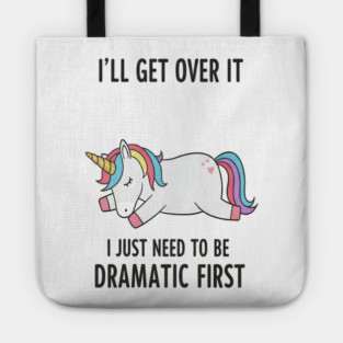 Drama Unicorn Tee - Majestic Meltdown Mode Activated Tote