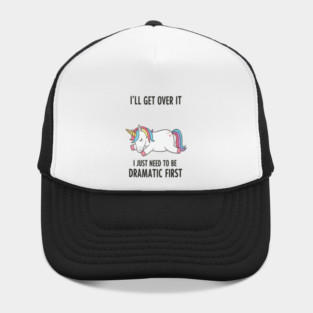 Drama Unicorn Tee - Majestic Meltdown Mode Activated Hat