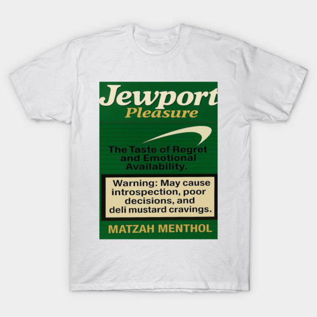 Jewport Pleasure - The Taste of Regret and Deli Mustard T-Shirt by Neon Fly 