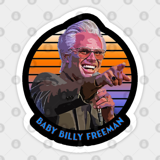 Baby Billy Freeman - Sunset Vintage Retro / Synthwave Sticker by Tv Moments