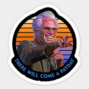 Baby Billy Freeman - Sunset Vintage Retro / Synthwave Magnet