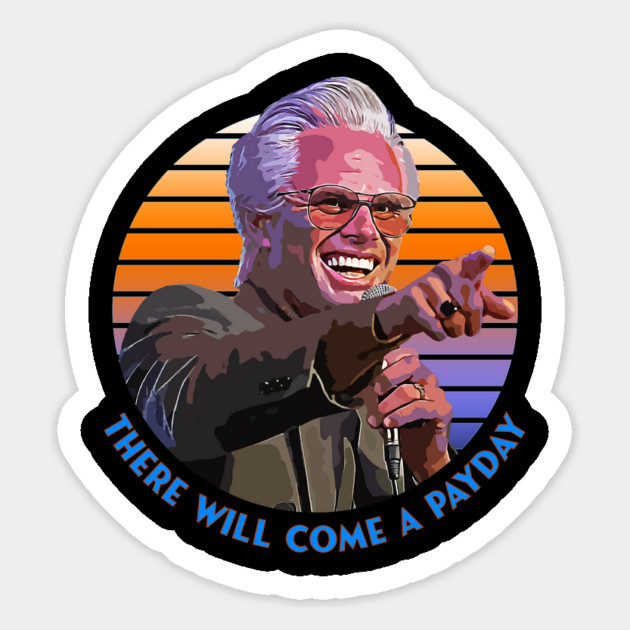 Baby Billy Freeman - Sunset Vintage Retro / Synthwave Magnet by Tv Moments