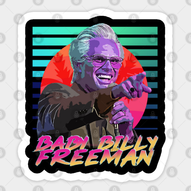 Baby Billy Freeman - Vaporwave / Synthwave Sticker by Tv Moments