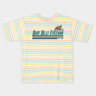 Baby Billy Freeman - Retro Minimalist Beach / Vintage Florida Kids T-Shirt