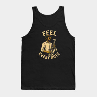 Feel Every Note, Sax Edition Tank Top