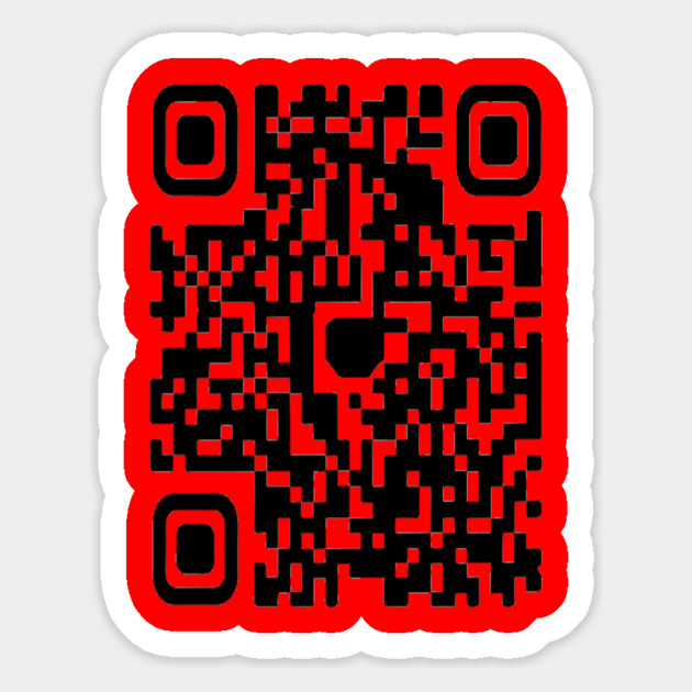 QR code Scan This Tee - Secretly Hilarious Pixel Pattern - Minimalist Scan Me QR Code Design Magnet by OUTFITPAW