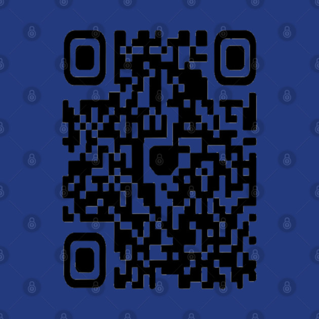 QR code Scan This Tee - Secretly Hilarious Pixel Pattern - Minimalist Scan Me QR Code Design by OUTFITPAW