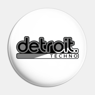 Detroit Techno Pin