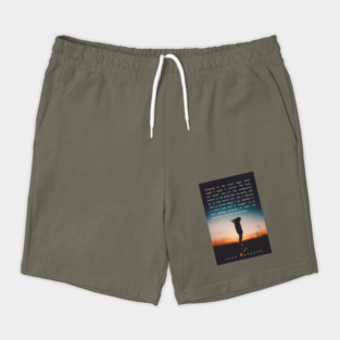 Jack Kerouac quote: Thinking of the stars night after night I begin to realize "The stars are words" and all the innumerable worlds in the Milky Way are words, and so is this world too. And I realize that no matter where I am, Shorts