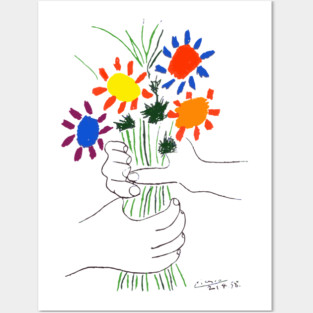Pablo Picasso Bouquet Of Peace 1958 Posters and Art