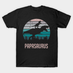 Papasaurus T-Rex Dinosaur T-Shirt