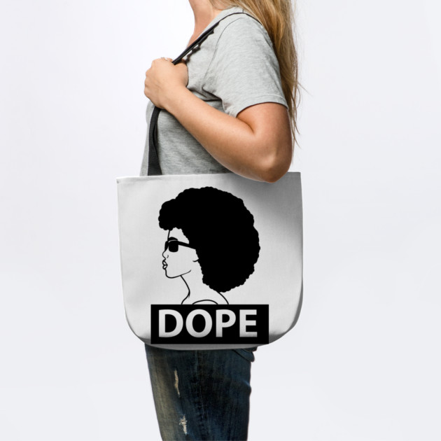 Dope Black Woman Afro Queen by logiamerch