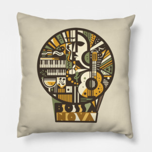BOSSA NOVA, Brazil music, 60s, 50s Pillow