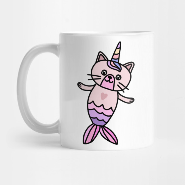Cute Cat Mermaid Unicorn Fish by logiamerch