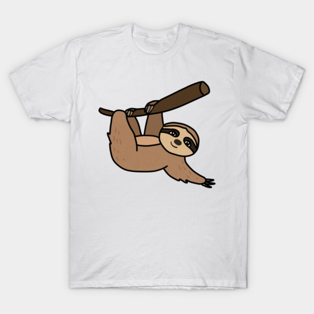Cute Sloth Hanging from Tree T-Shirt by logiamerch