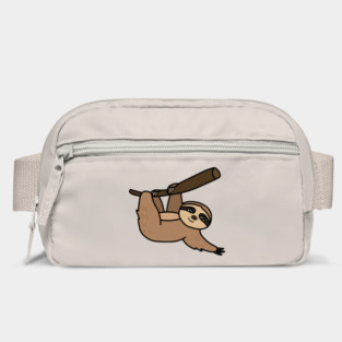 Cute Sloth Hanging from Tree Bag