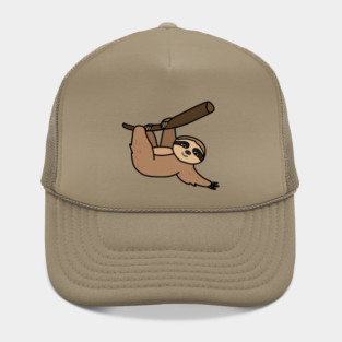 Cute Sloth Hanging from Tree Hat