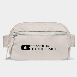 Devour Feculence Minimal Logo Black - Milchick Bag